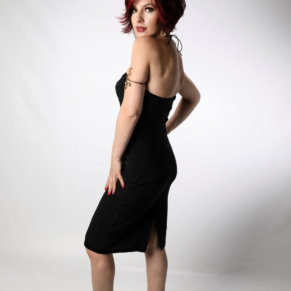 EXPRESS 👗 Little Black Dress  size 1/2 - Picture 2 of 4